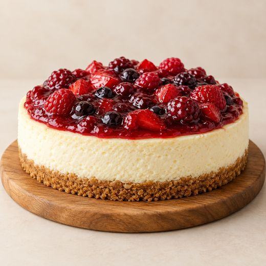 Cheesecake de frutos rojos